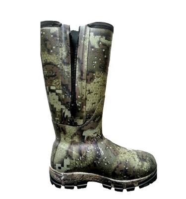 China Hot Sales New Style Neoprene Camouflage Boots Men Rubber Color Rubber Rain Boots for sale