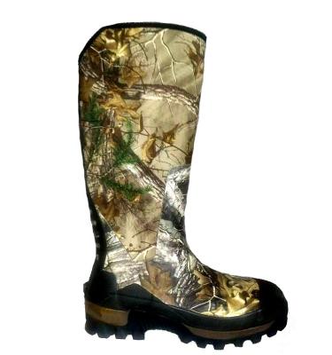 China Rubber Shoe Manufacturer Wellington Neoprene Hunting Rubber Boot Rain Boot for sale