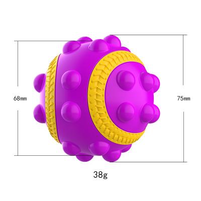 China Relieve new stress silicone trigger ball noise ball jumping person compression sensory snap soft ball 3D stress balls fidget toys for sale