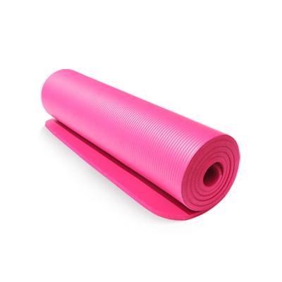 China Hot Sale Gym Exercise Widened 80cm NBR Washable Yoga Mat Slimming Fitness Yoga Mat for sale