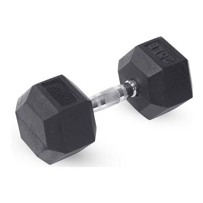 China OEM Durable Fast Delivery Rubber Hex Dumbbells Household Dumbbells Strength Training Hex Dumbbell Sets for sale