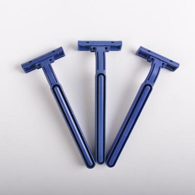 China Twin Blade 10 Pieces Double Edge Safety Razor Wholesale Disposable Razor Blades for sale