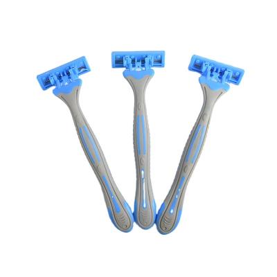 China Hot Selling Good Quality Triple Blade Razor Blades Disposable Razor Men for sale