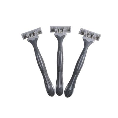 China Hot Sale Design Razor Max 3 Blades Triple Blade 2 Pieces Razor For Men for sale