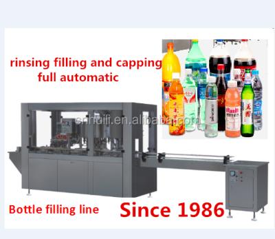 China CLOTHING mineral water plant machinery cost/bottling machine price/small bottle filling and capping machine for sale