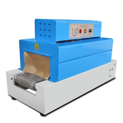 China Beverage Top Selling Small Label Heat Tunnel Machinery BS-260/Manual Quartz Heater Shrink Label Machine for sale