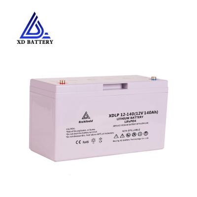 China China Manufacture Deep Cycle 12V 140AH 150AH Deep Cycle Lithium Ion Battery 12V Lithium Lifepo4 Battery for sale