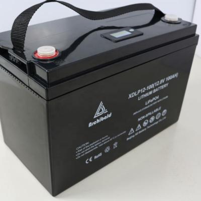 China BOATS Lithium Ion Batteries Phosphate Solar System Lifepo4 Battery 12V 100A Lithium Iron Storage RIGID Energy for sale