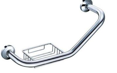 China Chrome Colour Handicap Shower Bars Titanium Plated Bathroom Safety Grab Bars for sale