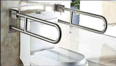 China Handicap Bathroom Handrails 1.2mm Thickness Shower Grab Bar Placement for sale