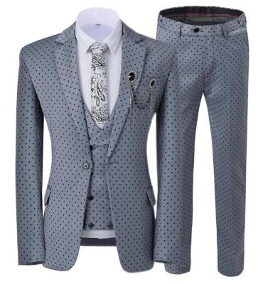 China 3 Piece Anti-Wrinkle Anti-Wrinkle Sports Suit ggucci suits men blezer slim fit for (Blazer+vest+Pants) for sale