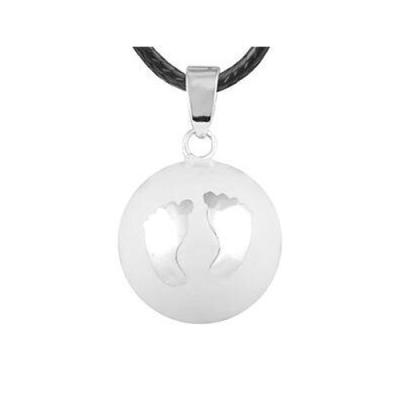 China To Memorize People Of Death Musical Pendant Customized White Gold Pregnancy Chime Bola Bell Necklace for sale