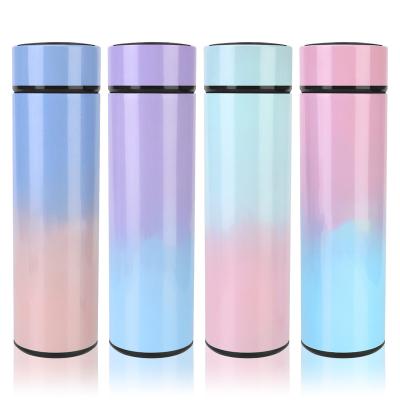 China Viable Smart Touch Thermos Cup Temperature Display Vacuum Intelligent Thermos Bottle for sale