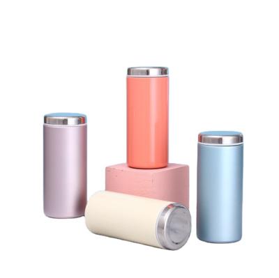 China Customized Viable LOGO 304 Stainless Steel Mini Vacuum Cup Portable Pocket Single Cup For Kids for sale