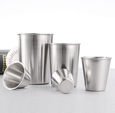 China Multi-Capacity Factory Direct Sale Stainless Steel Coffee Portable Rustic Beer Mugs for sale