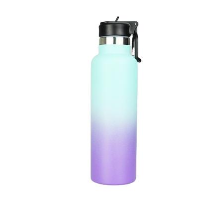 China Durable Double Wall Powder Coated Lid Thermo Insulated Wholesale Vacuum Flask for sale