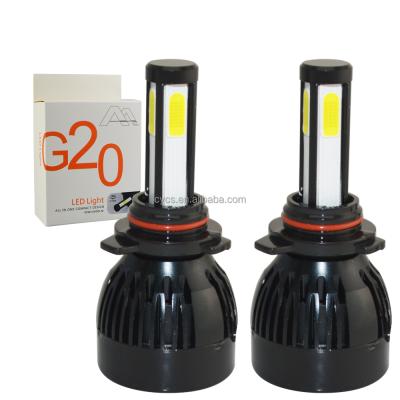 China Automobile lamp G20 80W 8000LM 4Face 4sides led bulb 9007 H1 H11 H3 H7 H13 9005 9006 auto led car light 9004 canbus COB G20 H4 led car headlight for sale