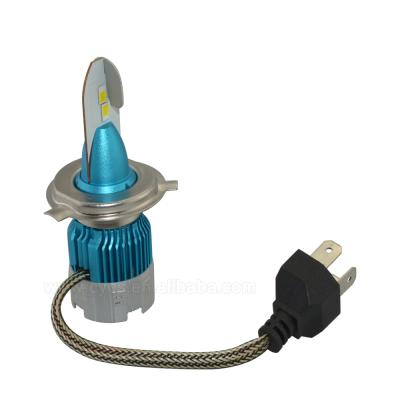 China Factory aluminum supply! 50W 6000LM 6000k CSP Car Led Bulb H4 Mi2 Replacement All In One Car Led Headlamp for sale