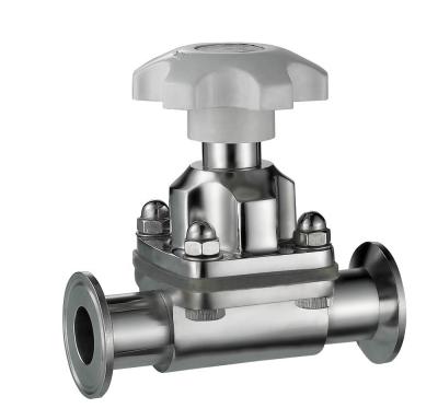 China Corrosion Resistance / Corrosion Temperature Changing Quickly To Install Welding Sanitary Diaphragm Valve for sale