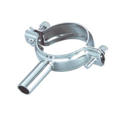 China Corrosion Resistance /acid And Alkali Resistant Sanitary 304 Stainless Steel Round Pipe Clamp Pipe Holder for sale