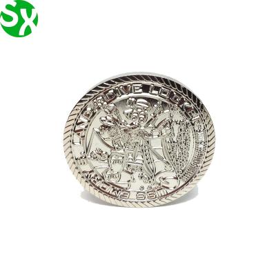 China USA China Engraved Silver Coin Die Forging Factory For Souvenir Gift for sale