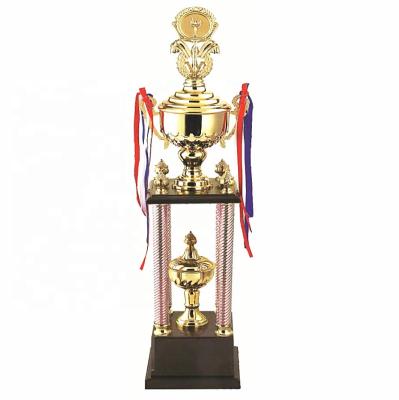 China USA Custom CNC Five Axis Machining NBA Basketball Football League Trophy for sale