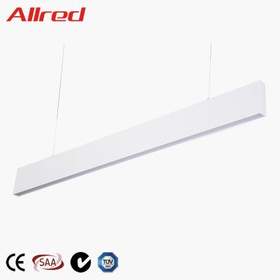 China 1.5M Modern Modern White House Aluminum 30W Led Linear Desk Linear Pendant Light for sale