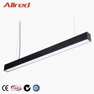 China Factory Sale Modern Aluminum Mini Slim Suspended System Linear Led Light Fixture for sale