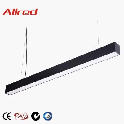 China China Market Modern Suspension Linear Led Light Fixture For Office Indoor Lighting for sale