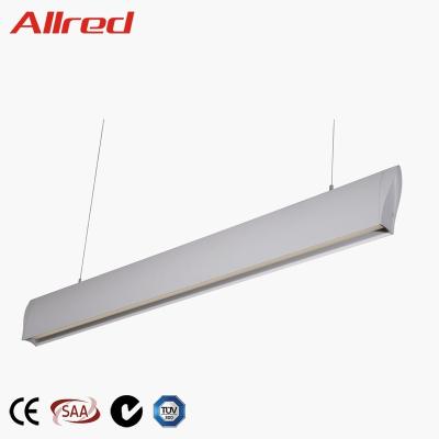 China Office Zhongshan Classic Single Chandelier LED Aluminum Linear Pendant Light 20W for sale