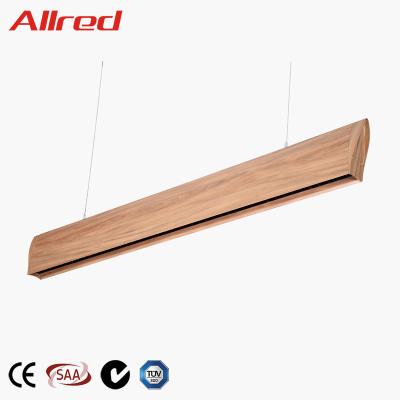 China China Suppliers OEM Suppliers Latest Wooden Wood Grain 45W Indoor Lighting Grain Office LED Pendant Light for sale