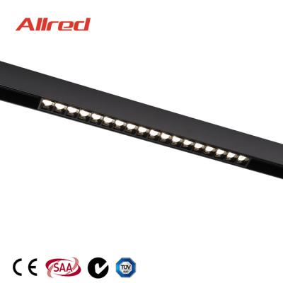 China Modern Indoor Aluminum Ceiling Lamp Linear Living Room Grill Recessed Outdoor Mounted Linear Magnetic Track Light for sale