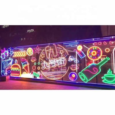 China Buildings Like Light Neon Signs Letters Wedding Customized Customized LED Color Outdoor Modules Shape Decoration Acrylic Waterproof Neon Sign for sale