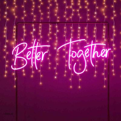 China Drop shipping free design no moq fast delivery I-neon high quality customized led sign for wedding customized for sale