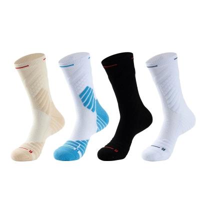 China Breathable Men Sports Knock Out Breathable Compression Soccer Running Socks for sale