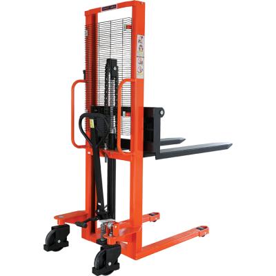 China Cheap Pallet Stacker Hotel Prices Nylon Rubber Pump Stacker 224kg Ton Hand Hydraulic Manual Machine for sale