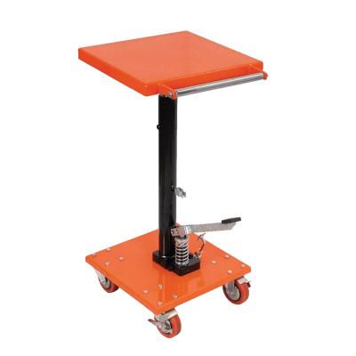 China Hotels Factory Price Micro 100 Kg Height Platform Truck Adjustable Hand Lift Hydraulic Lift Tables for sale