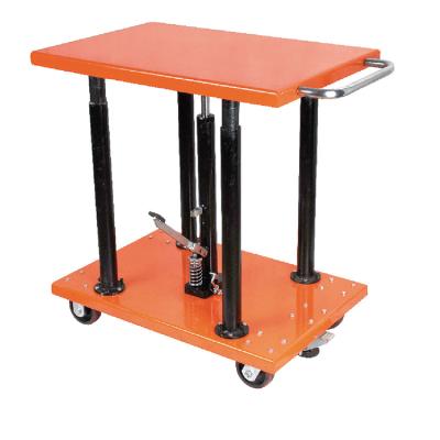 China Hotels Factory Price Table Mechanism Lift CE Design Manual Hydraulic Hand Work Table Mechanism Lift Truck for sale