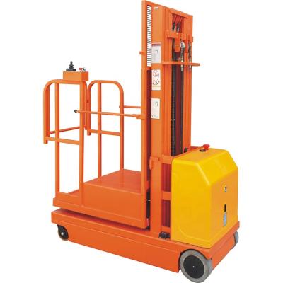 China Hotels Fast Delivery 787mm Power Fully Automatic Machine 680kg Max Lift Height Electric Motor 4.5m Order Picker for sale