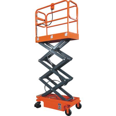 China High Quality Safety Easy Convenience 12M Material Mobile Electric Operation Scissor Lift Stationary Work Platform for sale