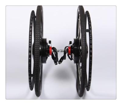 China High Quality Rated Power 180W Electric Wheelchair Hub Motor Kit 24