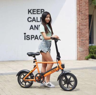 China YOMI Max Speed ​​Aluminum 20km/h 14 Inch Electric Bicycle Folding E Bikw for sale