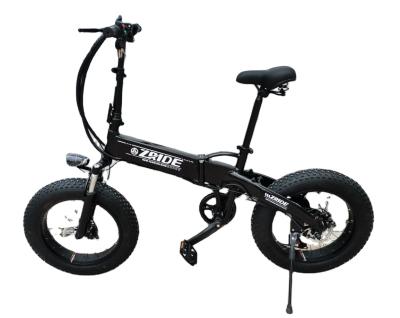 China 36V 10Ah Lithium Battery Aluminum E-Bike 7 Speeds Freewheel Motor 350W 20 Inch Snow Tire E-bike Fat Folding Bicycle Electric Bike for sale