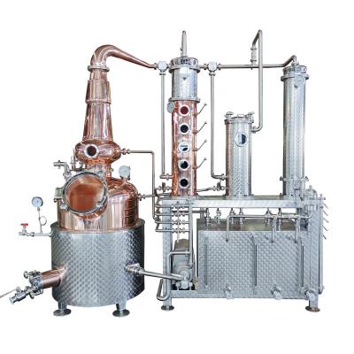 China High Efficiency Whiskey Distillation Equipment The Copper Distiller Gin Still For Sale for sale