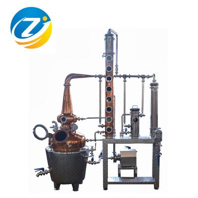 China Always Hot Sale ZJ Wine Stainless Steel Illicit Distiller 100L Easy Operated Distillery Machines for sale