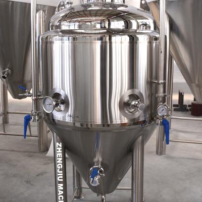 China Hotels 1000l Fermentation Tank Stainless Steel Brewing Equipment Conical Fermenter for sale