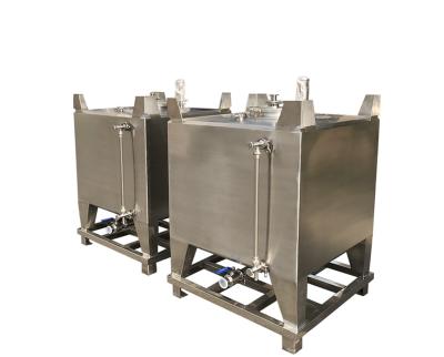 China Factory Food Grade Stainless Steel Power Wine Oil Storage Tank 500L Small Original Oil Size Alcohol Iso Vertical Place for sale