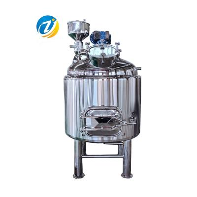 China Factory Food Grade Stainless Steel Food Liquid Blender Heat Cool Jacket Freeze Mixing Tank for sale