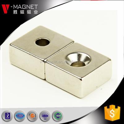 China Moto Permanent Magnet N52 Neodymium Halbach Array Block Magnets For MRI/NMR Machine for sale