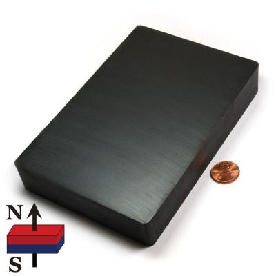 China Industrial Magnet C8 6X4X1inch Ceramic Ferrite Block Magnet Hard Magnet for sale